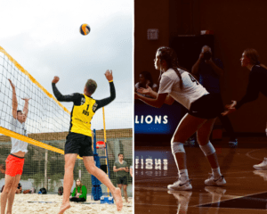 voleibol playa contra voley sala